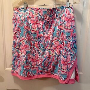 Stella Parkers Pink floral skort size XL golf, pickle ball, tennis, walking